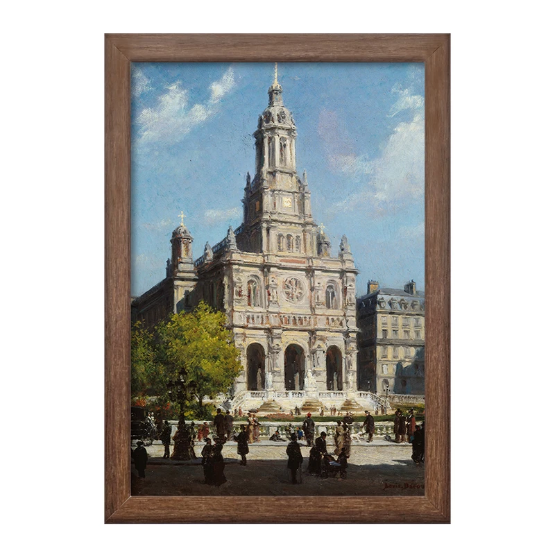 تابلو خندالو طرح نقاشی کلیسای ترینیتی اثر لویی بیرود کد F12297