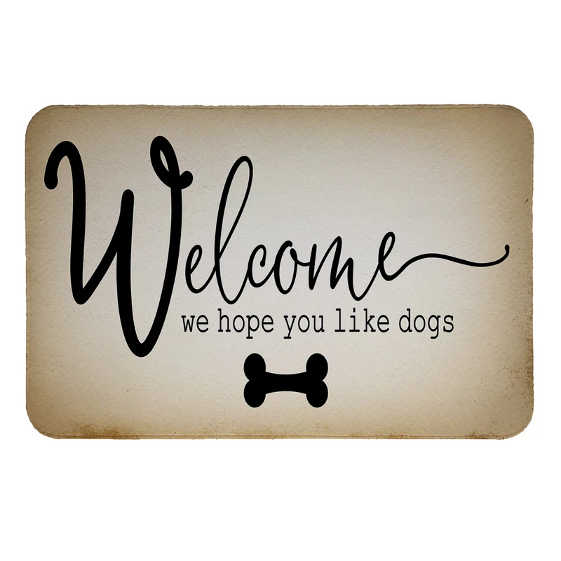 پادری طرح  welcome کد 9518 سایز 60 × 40 سانتی متر