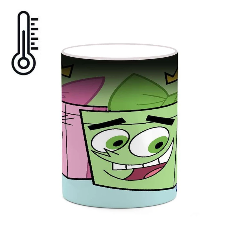 ماگ حرارتی کاکتی مدل کارتون The Fairly OddParents کد mgh23407