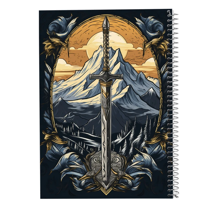 دفتر ژورنال نویسی 50 برگ مدوپد مدل نقطه ای طرح  ارباب حلقه ها The Lord of the Rings کد DF3058