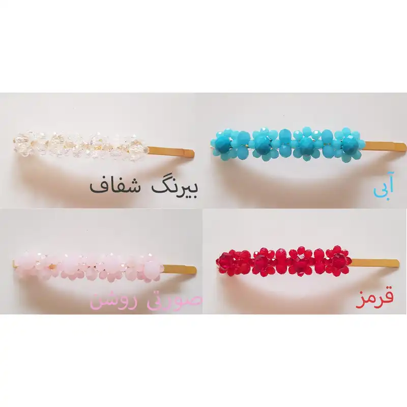 گیره مو زنانه مدل گل