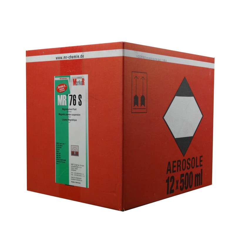 اسپری تست ذرات مغناطیسی ام آر مدل 72-76S مجموعه 12 عددی اسپری تست ذرات مغناطیسی ام آر مدل 72-76S مجموعه 12 عددی