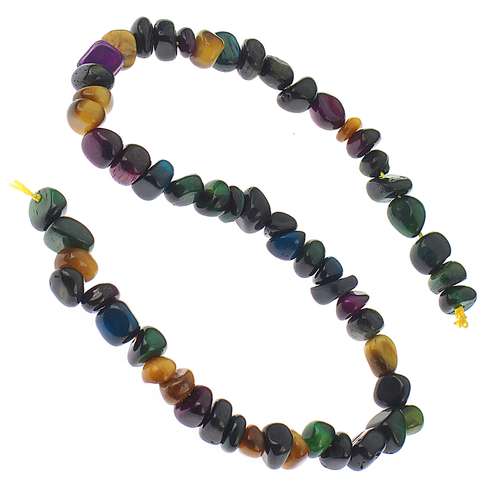 ریسه سنگ عقیق مدل نامنظم تایلندی کد 7931055