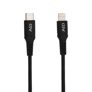 کابل تبدیل USB-C به لایتنینگ آکو مدل icharge Plus طول 1 متر