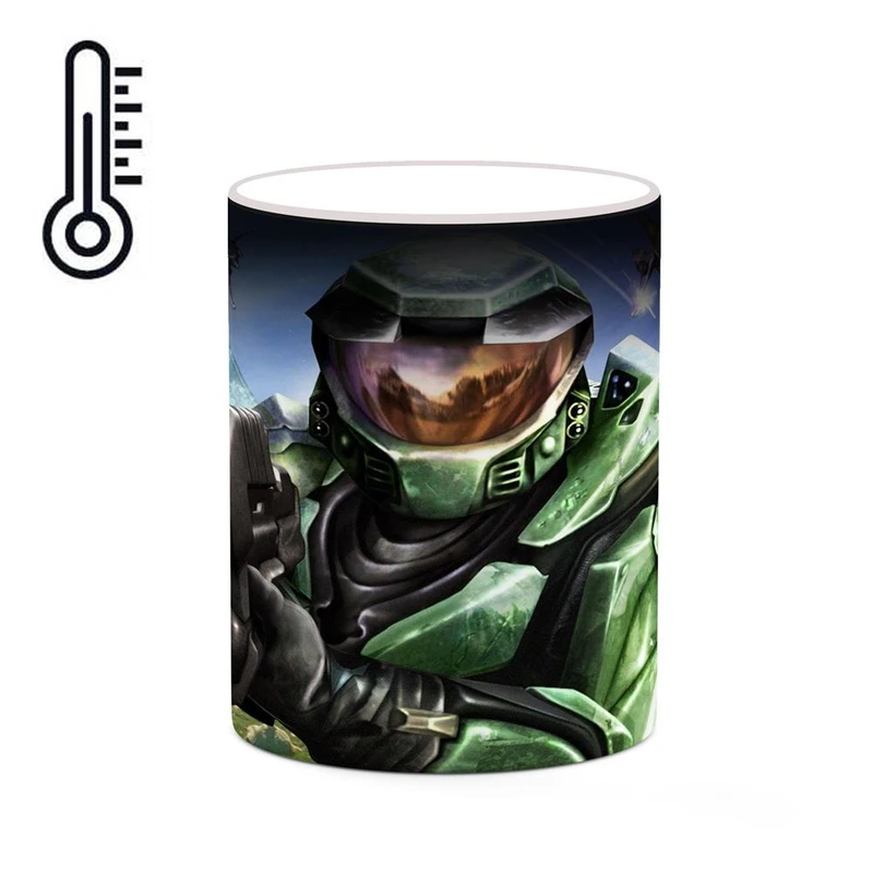 ماگ حرارتی کاکتی مدل بازی هالو Haloː Combat Evolved کد mgh29043