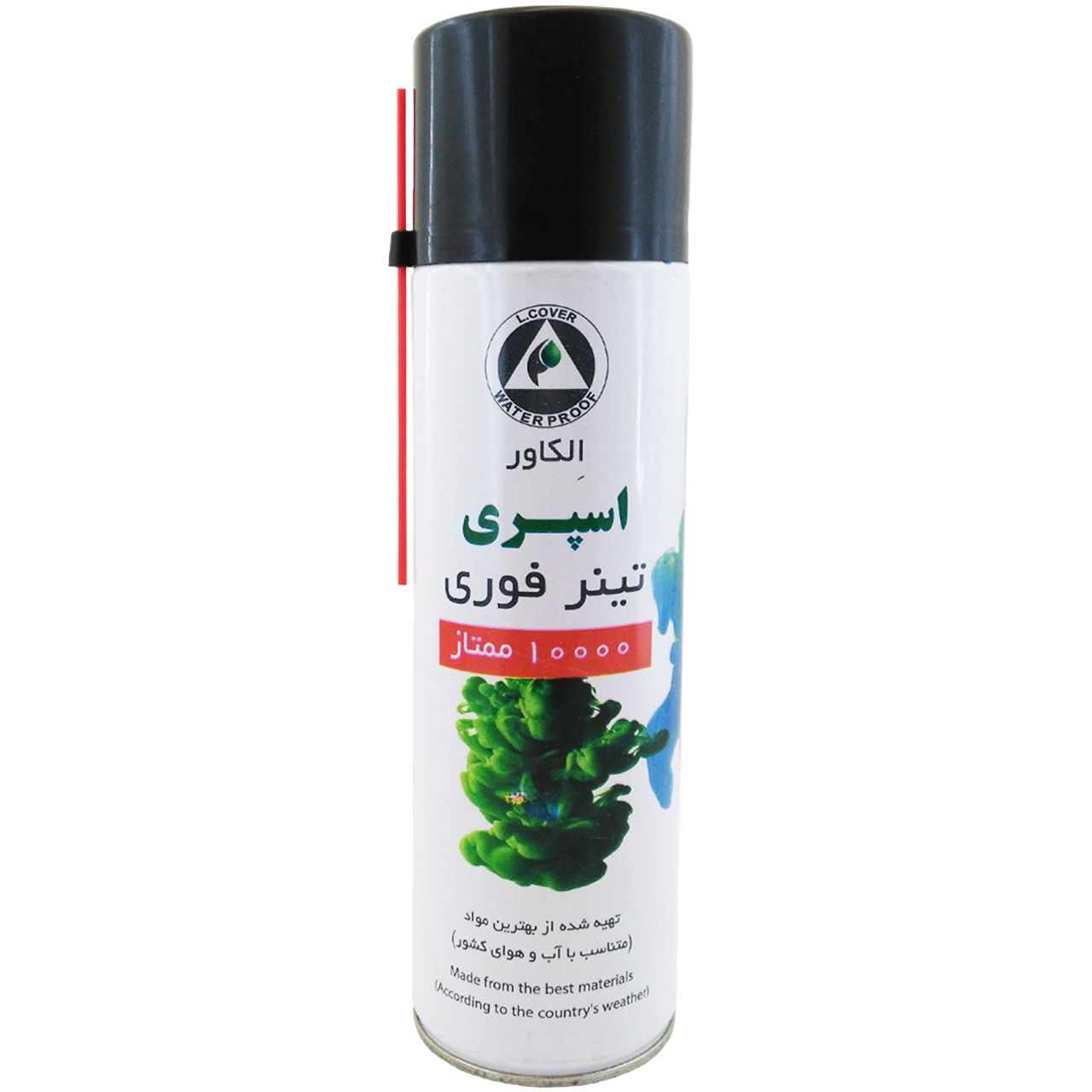 اسپری تینر فوری الکاور مدل 10000 حجم 500 میلی لیتر