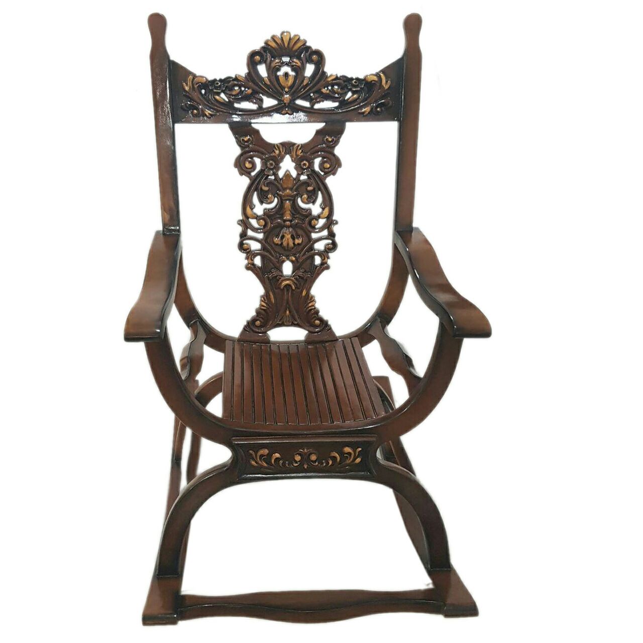 صندلی راحتی طرح راک مدل Wood rocking