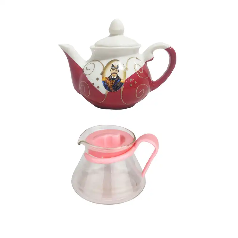 قوری زعفران کد 00786 مجموعه 2 عددی