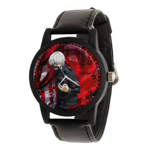 ساعت مچی عقربه ای ناکسیگو مدل انیمه Tokyo Ghoul کد LF6808