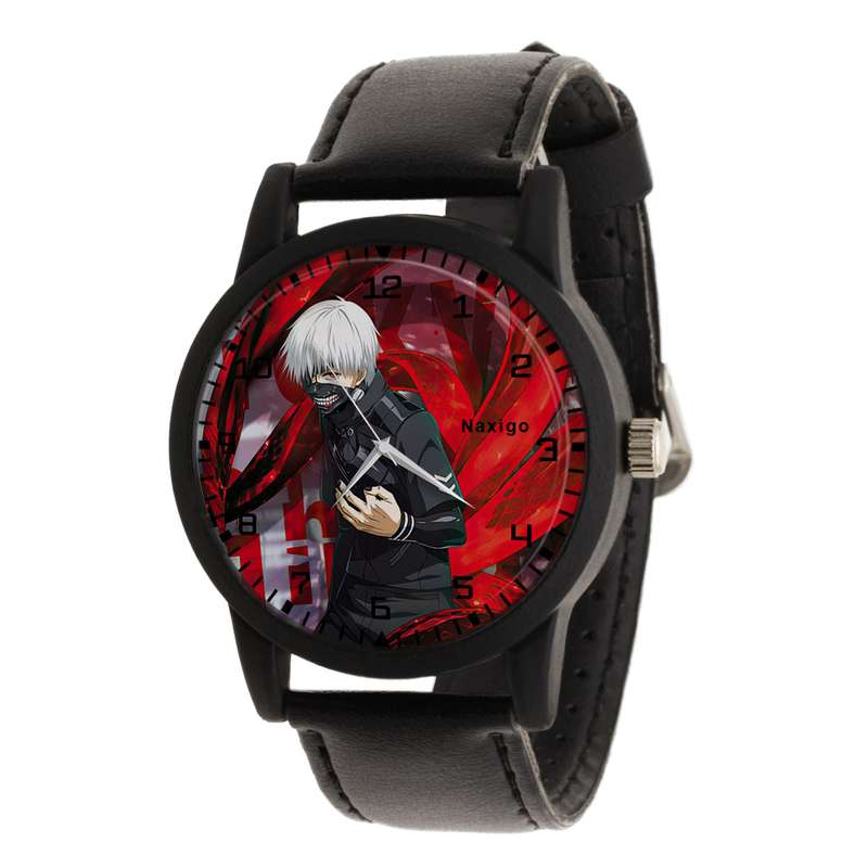 ساعت مچی عقربه ای ناکسیگو مدل انیمه Tokyo Ghoul کد LF6808 ساعت مچی عقربه ای ناکسیگو مدل انیمه Tokyo Ghoul کد LF6808