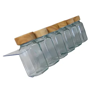 ست جا ادویه ۶ پارچه مدل مکارتی کد M10 به همراه استند