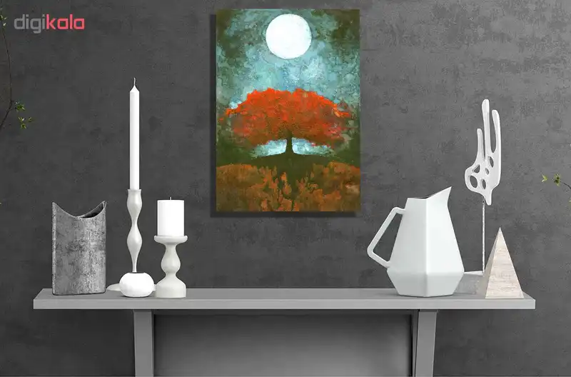 تابلو شاسی گالری استاربوی طرح ماه و طبیعت مدل Amazing 364