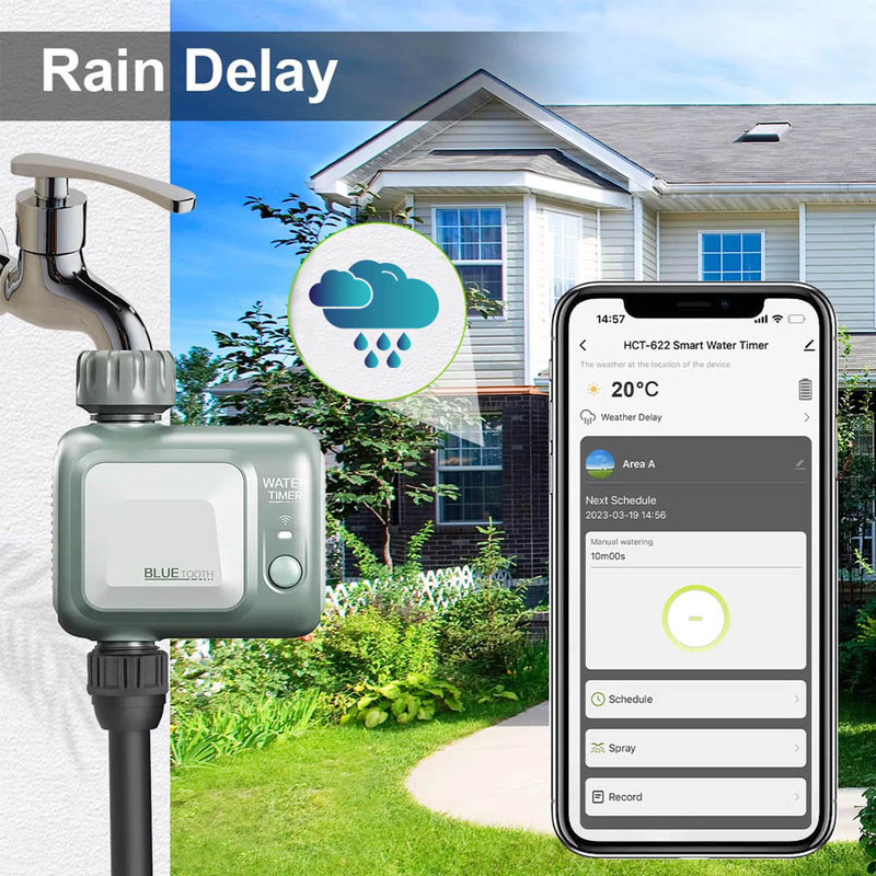 تایمر آبیاری مدل Bluetooth T01BQ
