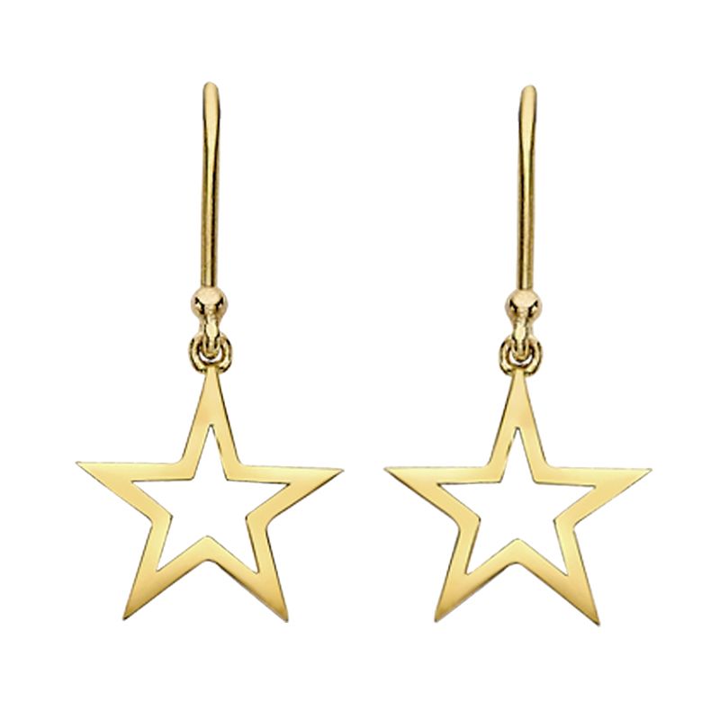گوشواره طلا 18 عیار نیکان زر مدل GE144 -  - 1