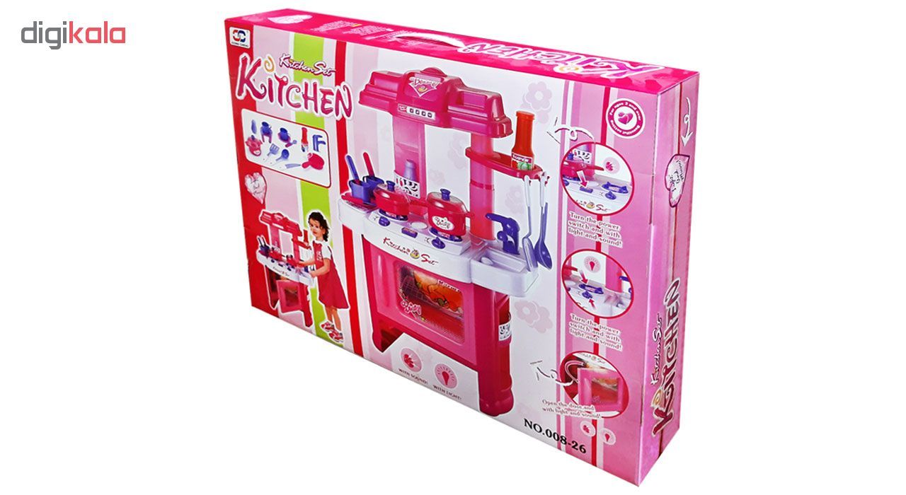 اسباب بازی ست آشپزخانه ژیونگ چنگ مدل Kitchen Set 008-26