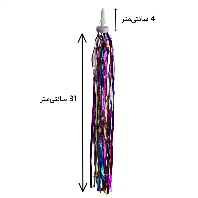 ریشه تزیینی فرمان دوچرخه مدل 18 بسته 2 عددی