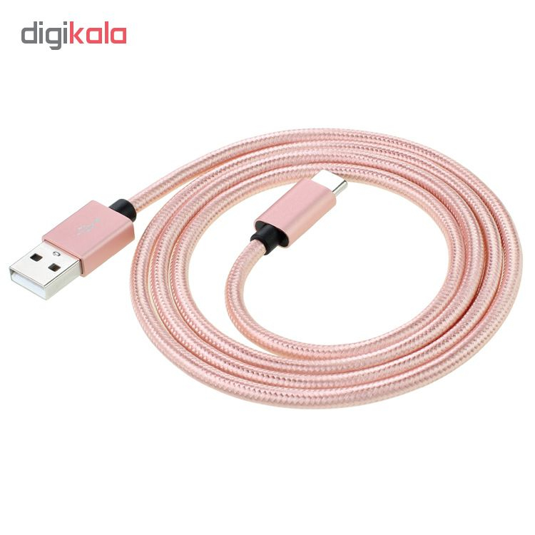 کابل شارژ، انتقال اطلاعات و تبدیل USB به USB-C المو مدل X-C-N طول 1 متر