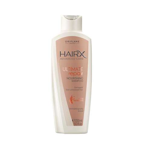 شامپو موي خشك اوریفلیم مدل HairX Ultimate Repair حجم 400 میلی لیتر