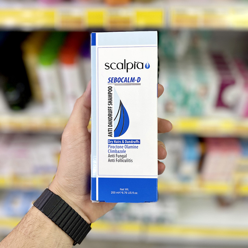 شامپو ضد شوره مو اسکالپیا مدل SEBUCALM-D حجم 200 میلی لیتر