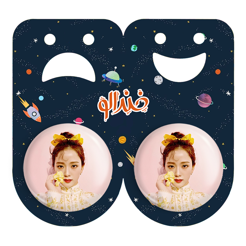 پیکسل خندالو مدل جیسو بلک پینک کد 14197 به همراه مگنت