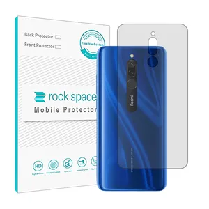 Transparent Rockspace HyGEL phone back protector suitable for Xiaomi Redmi 8 mobile phone