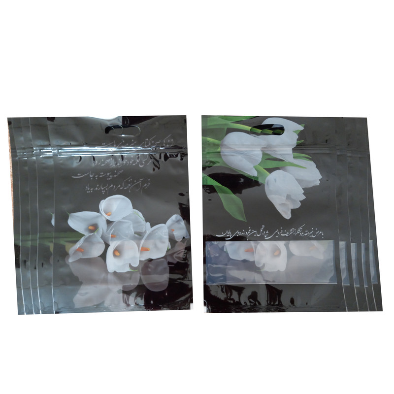 پلاستیک بسته بندی مدل مجلس ترحیم 23.5x22.5 بسته 10 عددی