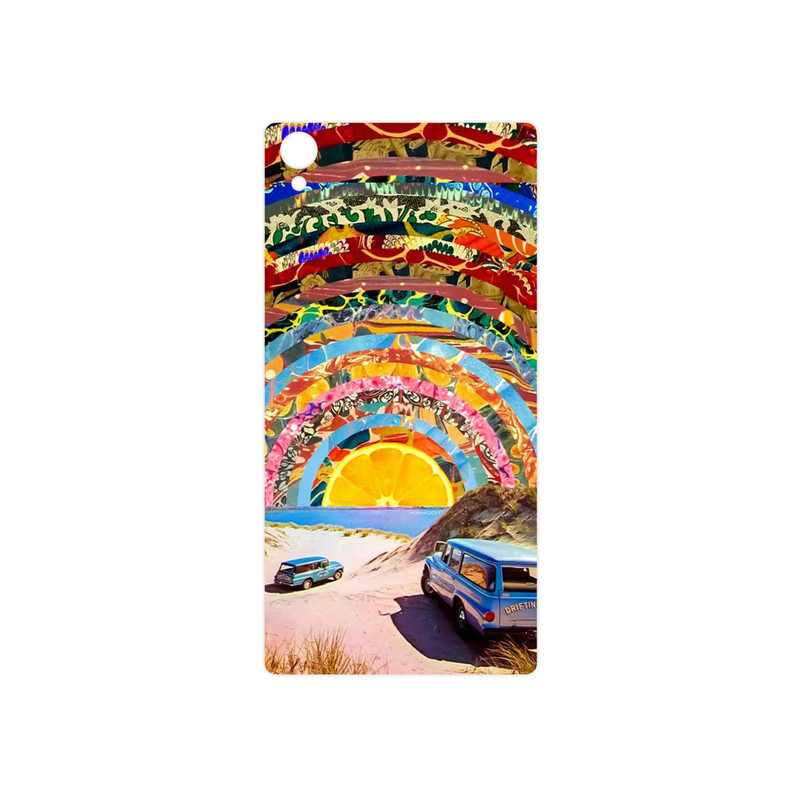 برچسب پوششی ماهوت مدل Collage of Orange Sky مناسب برای گوشی موبایل سونی Xperia Z1