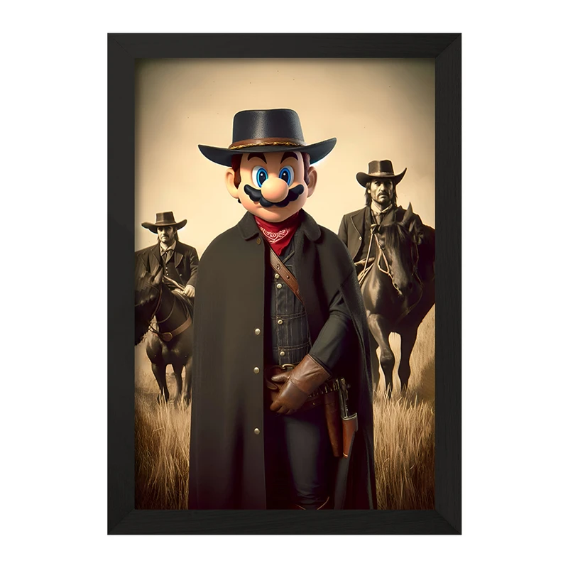 تابلو خندالو مدل سوپر ماریو (Super Mario) کد F10568