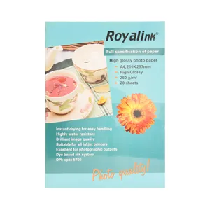 کاغذ فتوگلاسه مدل 260گرمی  Royalink سایز A4 