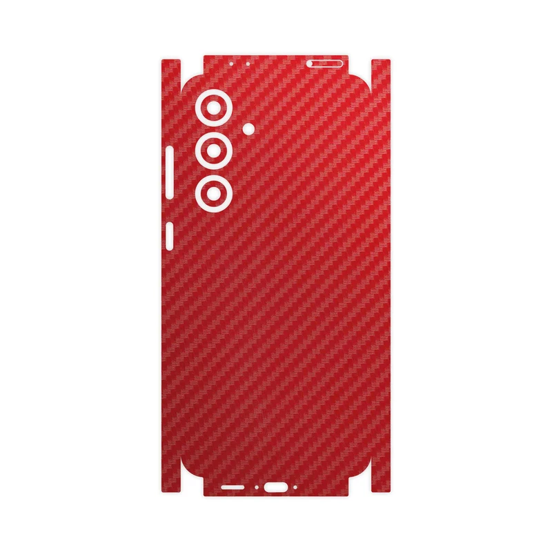 برچسب پوششی ماهوت مدل Red-Fiber-FullSkin مناسب برای گوشی موبایل سامسونگ Galaxy S24 FE