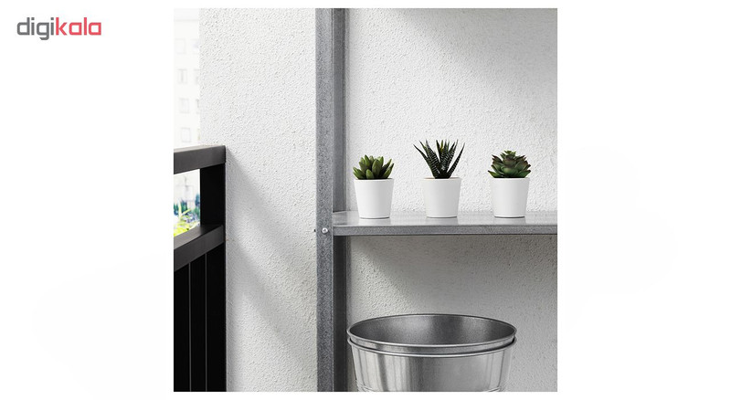 گلدان و گل مصنوعی ایکیا مدل 20395331 - FEJKA بسته 3 عددی