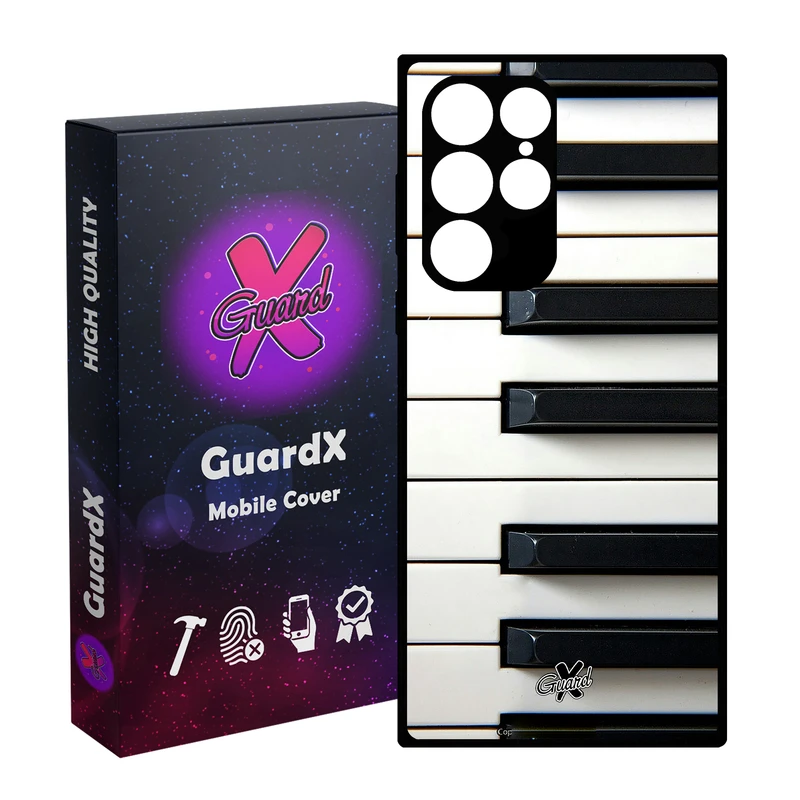 کاور گارد ایکس طرح Piano مدل Glass10101 مناسب برای گوشی موبایل سامسونگ Galaxy S23 Ultra