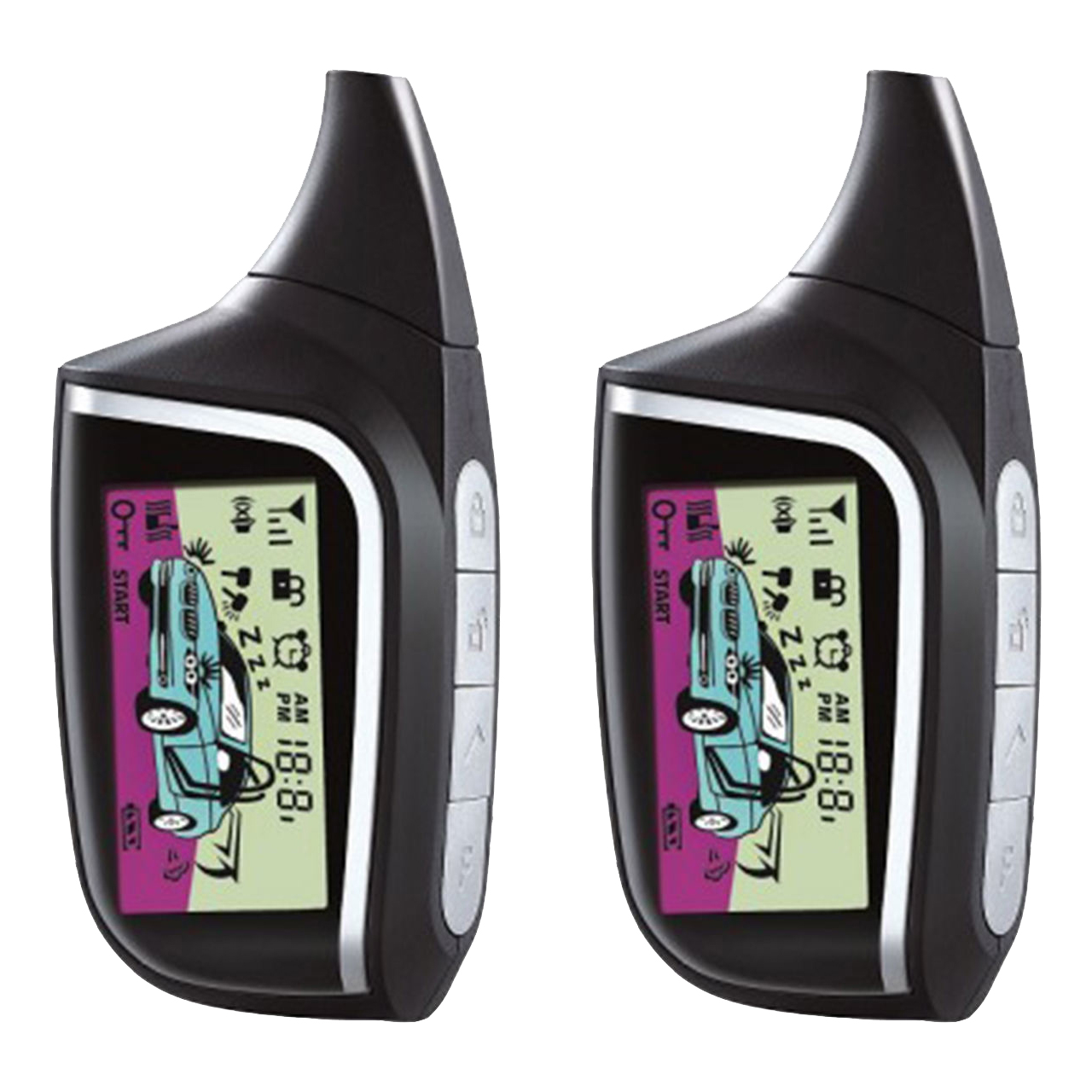 دزدگیر خودرو زنوتیک مدل پی ال سی کد ریموت PLC Car Alarm Xenotic FM-A11