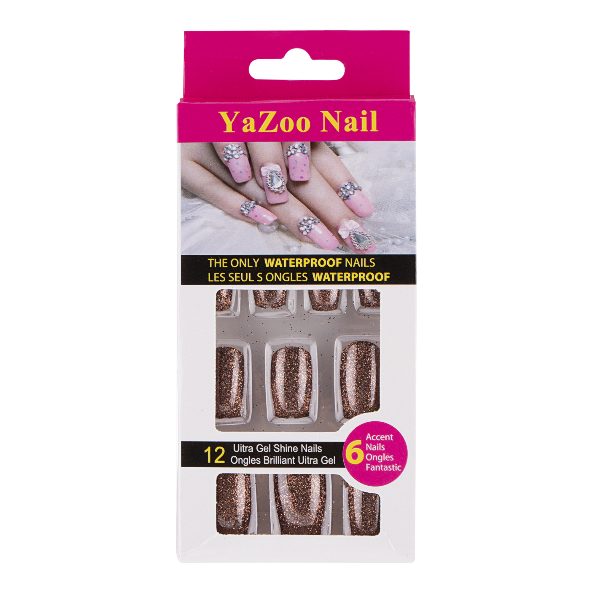 ناخن مصنوعی یازو مدل H 05 بسته 12 عددی