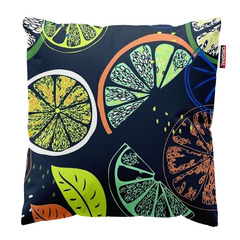 کوسن پاد آفرین طرح میوه کد 1275 سایز 30*30 سانتی متر