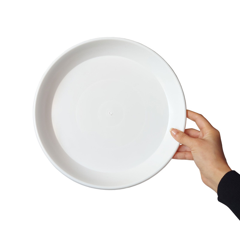 زیرگلدانی گل آذین مدل پلاستیکی گرد کد 169 بسته 2 عددی