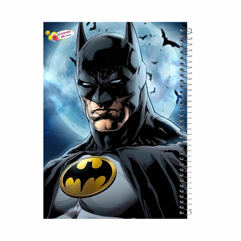 دفتر مشق 60 برگ گلبرگ مدل بتمن کد 394