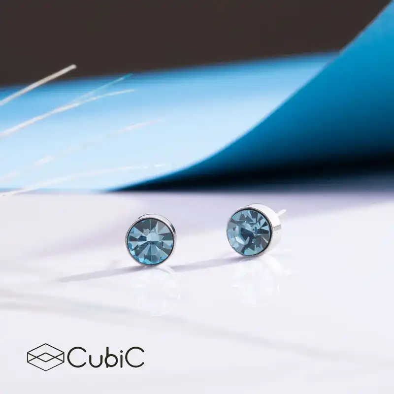 گوشواره زنانه کوبیک مدل QE-43748