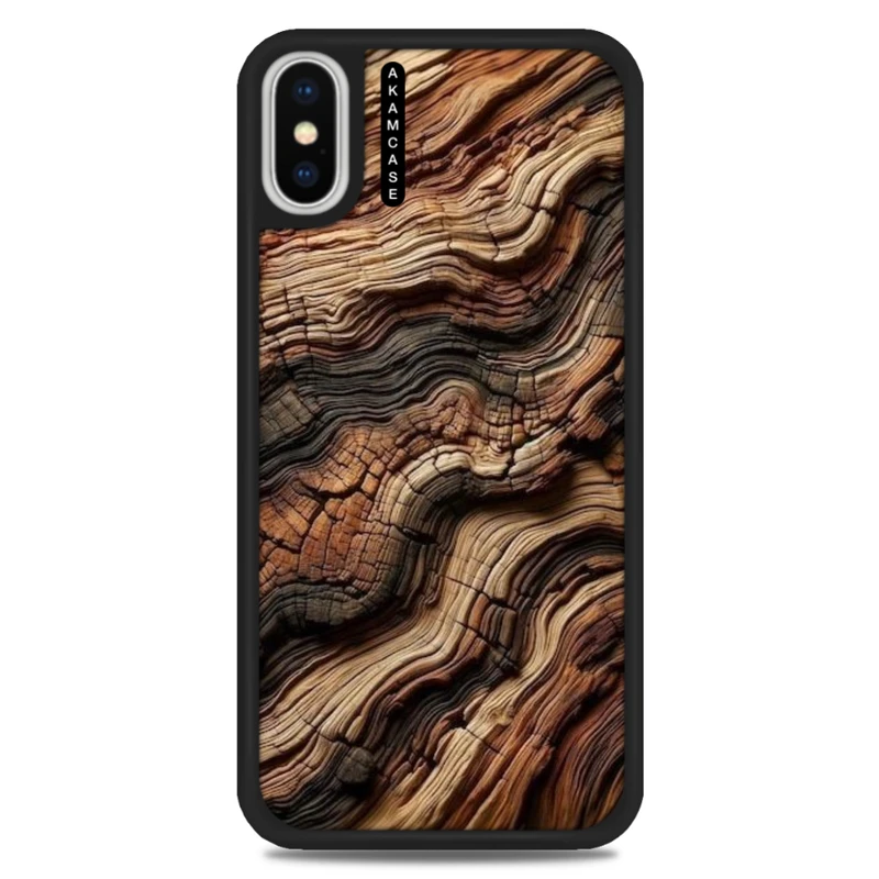 کاور آکام مدل AMC-WAX-WOOD-1 مناسب برای گوشی موبایل اپل iPhone X/Xs