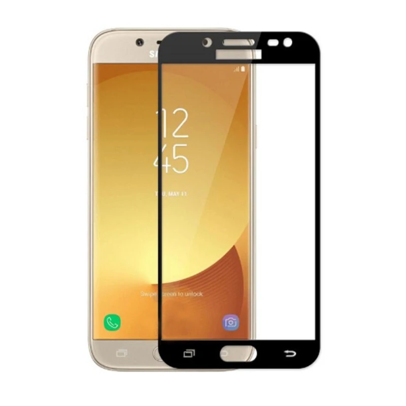 محافظ صفحه نمایش نیکسو مدل Full Glue مناسب برای گوشی موبایل سامسونگ گلکسی J7 Pro