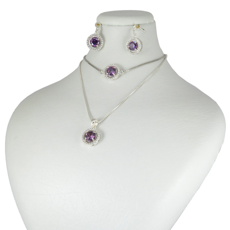 نیم ست نقره زنانه مدل AV180D-S7 C4 نیم ست نقره زنانه مدل AV180D-S7 C4