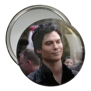 آینه جیبی خندالو مدل دیمون خاطرات یک خون آشام The Vampire Diaries  کد 20281