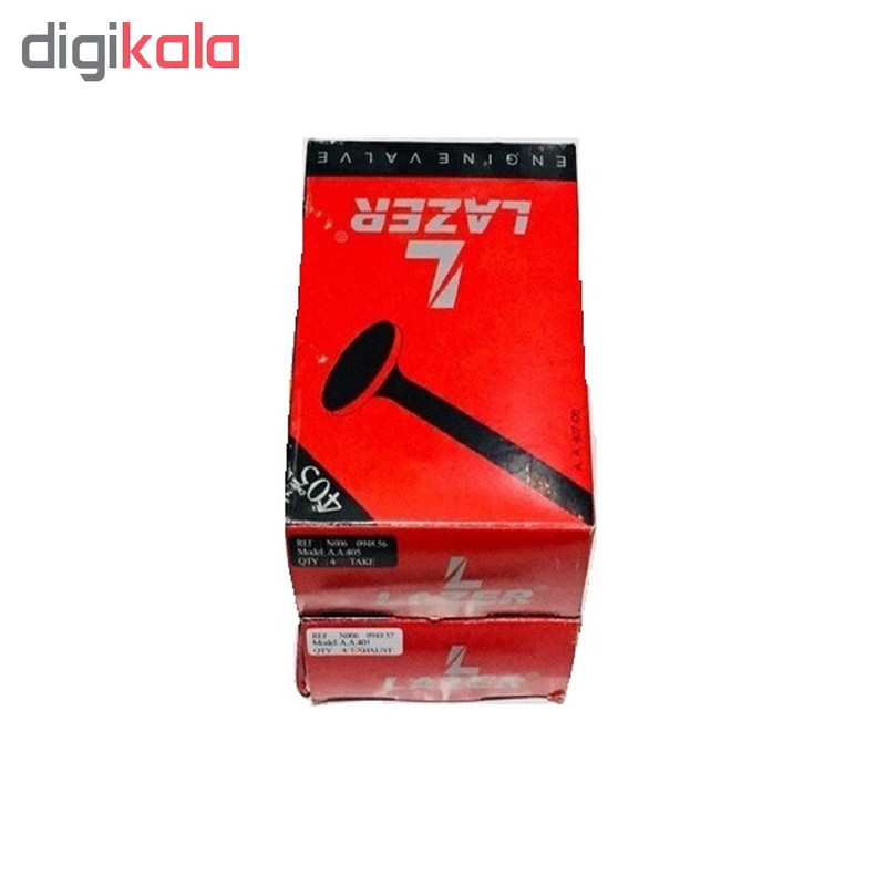 سوپاپ دود و هوا لیزر کد 546445 مناسب برای پژو 405 و سمند و پارس بسته 8 عددی