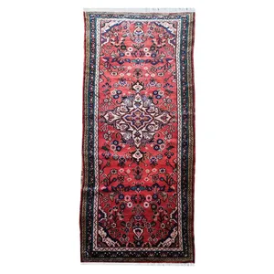 فرش قدیمی دستباف کناره طول سه متری مدل MG126