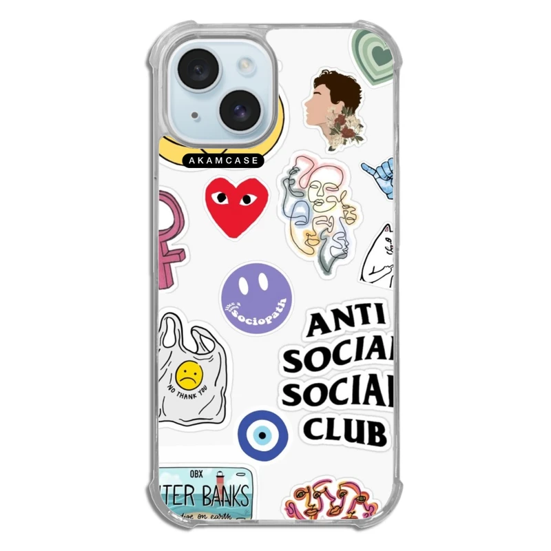 کاور آکام مدل AMCWTA15-GOOD VIBES10 مناسب برای گوشی موبایل اپل iPhone 15
