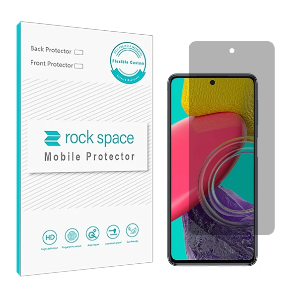 محافظ صفحه نمایش حریم شخصی راک اسپیس مدل HyPRV مناسب برای گوشی موبایل سامسونگ Galaxy M53 5G
