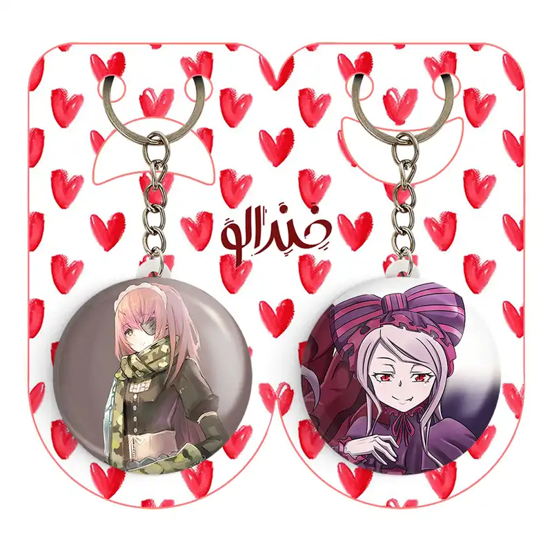 جاکلیدی خندالو مدل سی زی انیمه اورلرد کد 1832418322 مجموعه 2 عددی