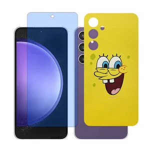 Glass Together model Anti-blue Screen Protector Suitable for Samsung Galaxy S23 FE Mobile Phone with Back cover sticker