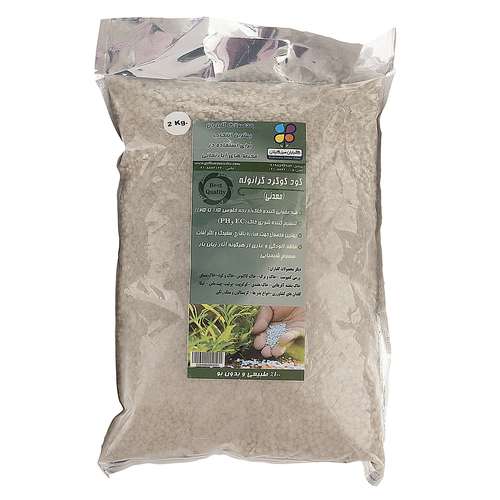 کود گوگرد گرانوله معدنی شرکت گلباران سبز گیلان بسته 2 کیلوگرمی