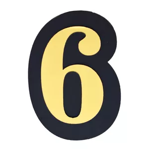 تابلو نشانگر طرح پلاک شماره 6 مدل 66